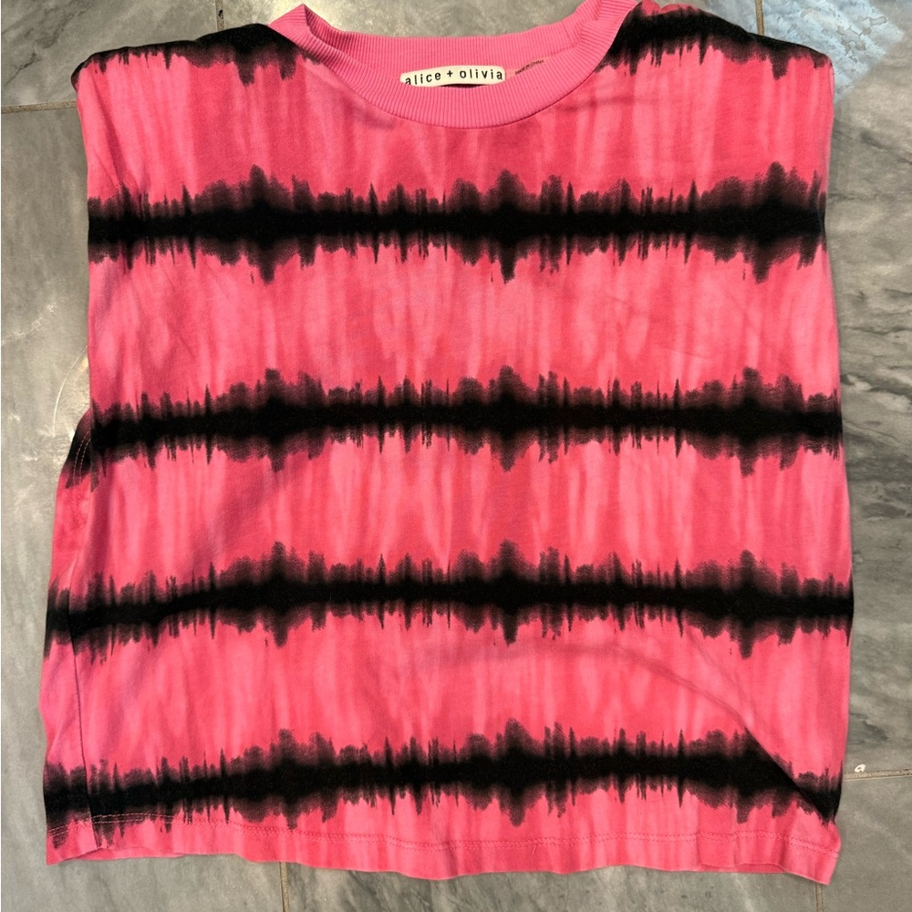 Alice and Olivia tie dye crop top size small